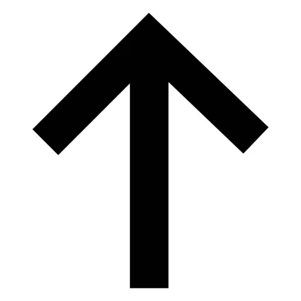 Bu resim, ilerleyişi, büyümeyi ve yeni yüksekliklere ulaşma dürtüsünü simgeleyen, yukarı bakan koyu siyah bir oku temsil ediyor. Hırs, gelişme ve başarı temalarını resmetmek için mükemmel..