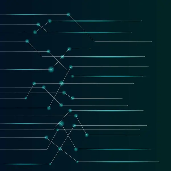 Bu tasarım son derece gelişmiş, birbirine bağlı dijital ağın özünü yakalar. İnce, parlak çizgiler ve düğümler karanlık bir arkaplan boyunca karmaşık desenler oluşturur, modern, yüksek teknolojili bir sistemdeki kusursuz veri akışını temsil eder..