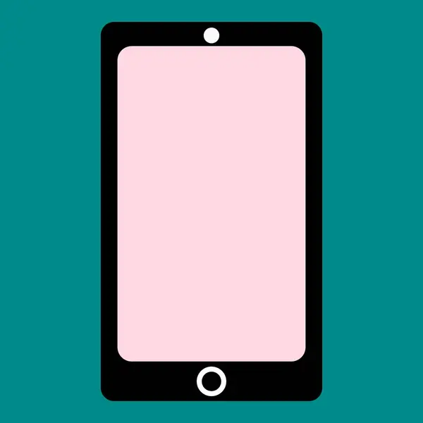 Minimalist düz dizaynlı bir akıllı telefonun basit ve temiz bir çizimi. Simgede yuvarlak ev tuşlu siyah bir çerçeve, modern ve basit bir mobil cihaz temsili yaratıyor. Dijital arayüzler ve uygulama simgeleri için mükemmel.