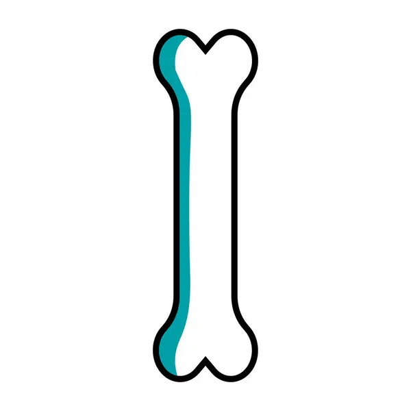 Modern bir sanat tasarımında hassasiyeti, yapısı ve iskelet sağlığını sembolize eden çarpıcı kırmızı bir hatla dikey siyah bir kemik sergiliyor..