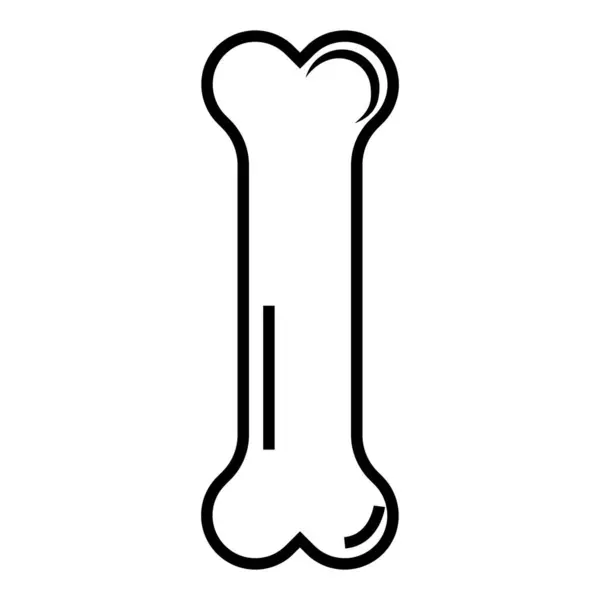 Modern bir sanat tasarımında hassasiyeti, yapısı ve iskelet sağlığını sembolize eden çarpıcı kırmızı bir hatla dikey siyah bir kemik sergiliyor..