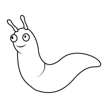 Bu sevimli sümüklü böcek çizgisi güzel ve basit bir tasarım içeriyor pürüzsüz, dalgalı çizgileri var. Çekici ifadesi ve minimalist stili onu boyama sayfaları, eğitim materyalleri veya doğa temalı sanat eserleri için mükemmel hale getirir..