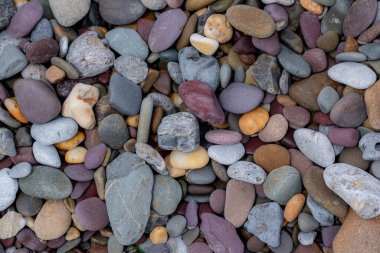 çakıl taşlarının arkaplan dokusu, üst görünüm, kapat