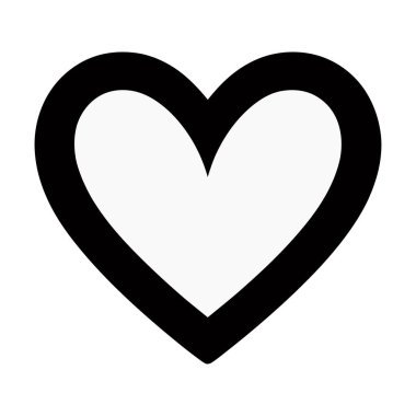 Aşk Şekli, Kalp, Beyaz Arkaplan 