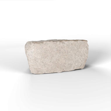 Taş, bir parça çiğ traverten Yakın plan