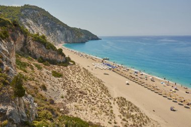 Lefkada adasındaki Egremni plajı 161
