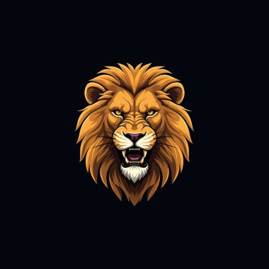 Kızgın aslan, maskot logosu illüstrasyonunu özümsedi