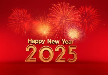 Şenlikli Mutlu Noeller pankartı ve yeni yıl geçmişi