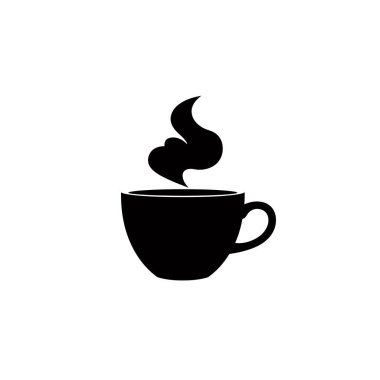 kahve fincanı simgesi vektörü