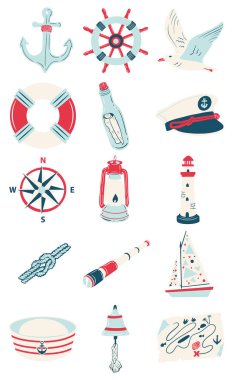Denizcilik Resimleri, vektör kümesi