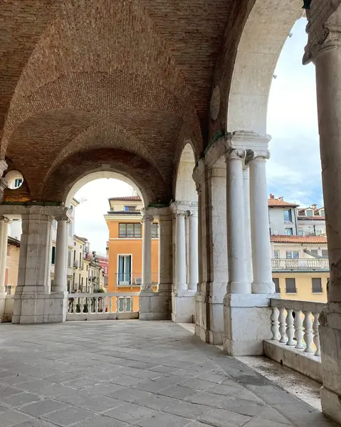 Eski şehrin güzel manzarası