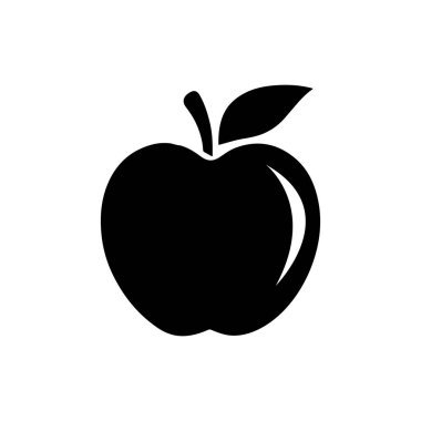 Apple vektör simgesi, web tasarımı, simgeler, logolar, uygulamalar ve UI için uygun semboller içerir. Beyaz arkaplanda bir Apple Simgesi sanat çizimi içerir.
