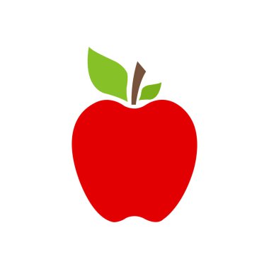 Apple vektör simgesi, web tasarımı, simgeler, logolar, uygulamalar ve UI için uygun semboller içerir. Beyaz arkaplanda bir Apple Simgesi sanat çizimi içerir.