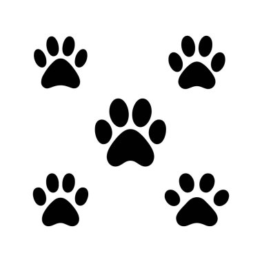 Kedi, köpek, köpek, köpek, t-shirtler için köpek ayak izi, arka plan, desenler, vitrin tasarımı, tebrik kartları, çocuk baskıları vs..