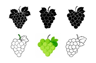 6 farklı meyve yeşili üzüm