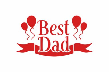  En iyi baba kaligrafi tipografi tasarım sanat vektörü 