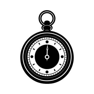  cep saati vektör siluet vektör resim çizimi 