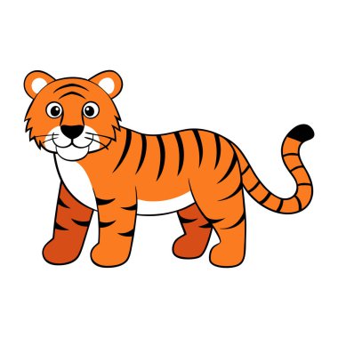 Bengal Kaplan vektör illüstrasyonu