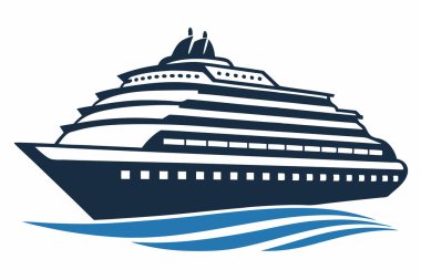 Gezi Gemisi Vektörü Silueti Tasarım Sanat Sanatı Çizimi Çizimi