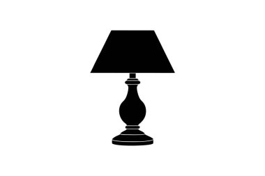 Tablo lambası vektör sanat çizimi