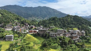 The Scenery of Longji Terraced Fields clipart