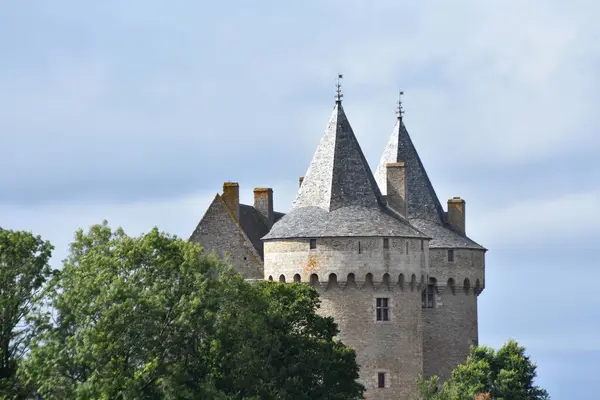 Suscinio Kalesi, Morbihan Güzeli, Brittany. Fransa