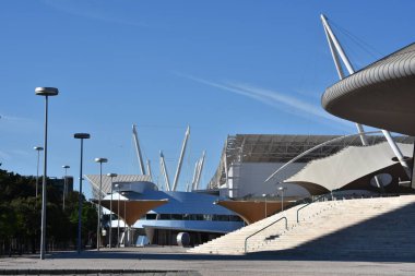 Lisbonne şehrinin modern mimarisi. Portekiz, Avrupa