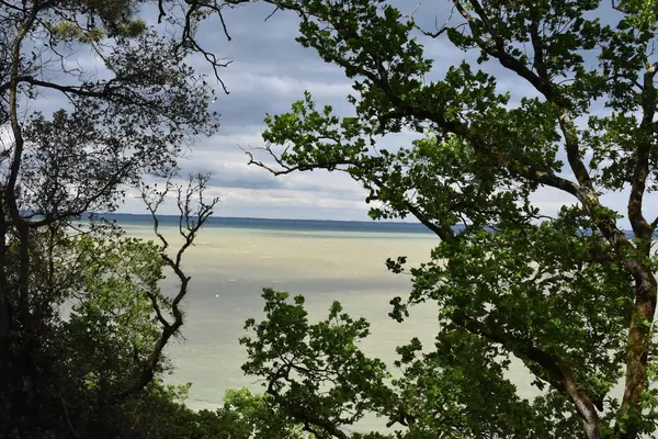 Noirmoutier 'den güzel deniz manzarası. 