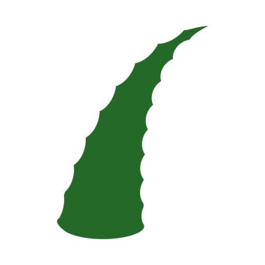 aloe vera simge vektör illüstrasyon tasarımı