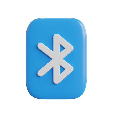 Bluetooth 3D Simge İllüstrasyonu