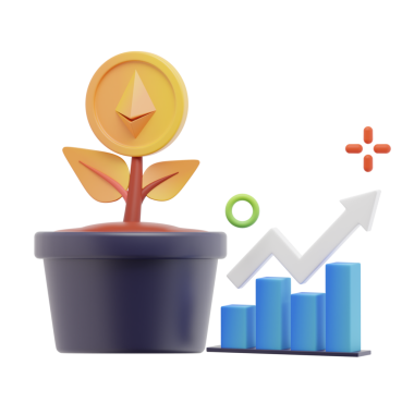 Nft Yatırım 3B Simge İllüstrasyonu
