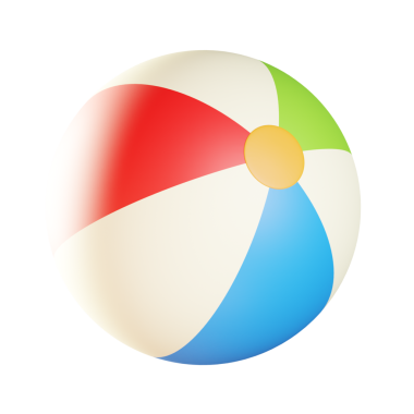 plaj topu 3D Simge Resimleri