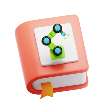 teknoloji kitabı 3D Simge İllüstrasyonu