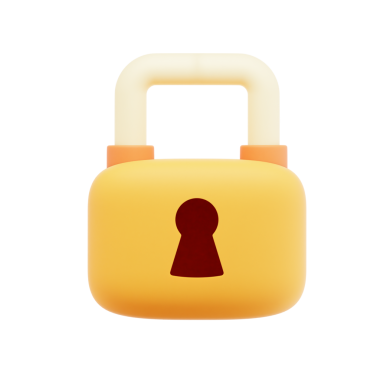 Kilitli 3B Simge İllüstrasyonu