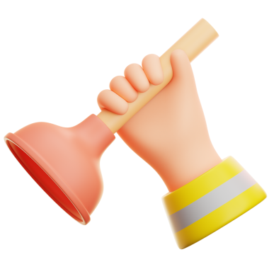 Tuvalet Temizleyiciler 3 boyutlu Simge İllüstrasyonu