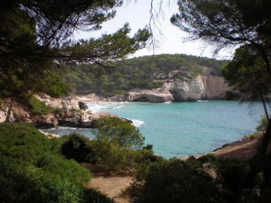 Menorca 'da Cala Caldana Koyu