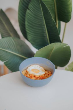 Lezzetli ve sağlıklı kahvaltı.