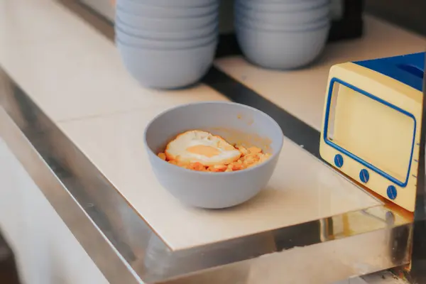 Lezzetli bir yiyeceğe yakın.