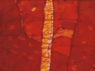 Soyut kırmızı ton batik dokusu.