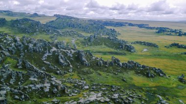 Huayllay 'in görkemli taş ormanı.
