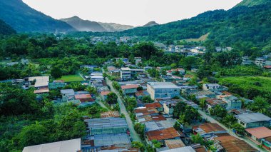 Dağların güzel manzarası