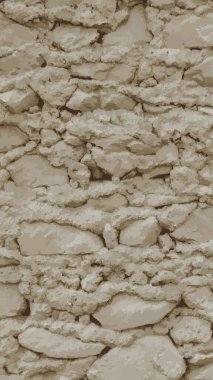 Antik arkeolojik kerpiç duvar arkaplan dokusu.