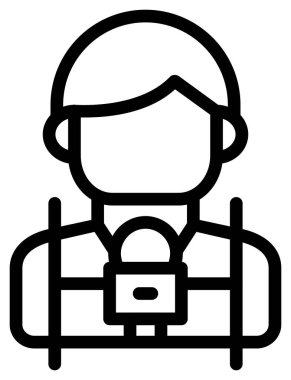 Gözlüklü çocuk VR gözlük takıyor, web tasarımı