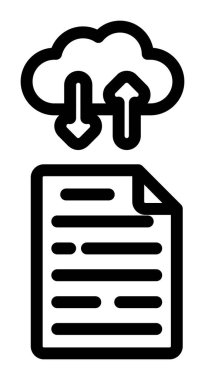 bulut veri belgesi simgesi, özet biçimi