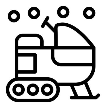 vakum makinesi simgesi ana hatları vektörü. elektrik süpürgesi