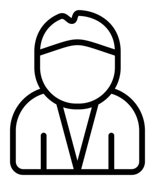 Maske simgesi olan işadamı, özet biçimi