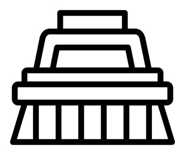 Bina. Web simgesi vektör illüstrasyonu