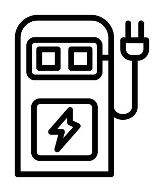 Pil güç simgesi. Beyaz arkaplanda izole edilmiş web tasarımı için ana pil güç vektörü simgesi