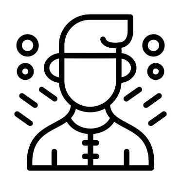 avatar simgesi vektör illüstrasyonu