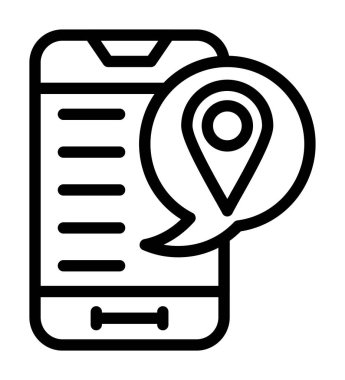 konum haritası simgesi, özet biçimi